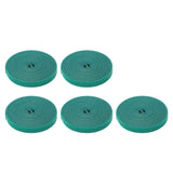5 Rolls Plant Tie Reusable Cuttable Self Adhesive Hook and Loop Wrap Nylon Garden Strap Tree Tie for Plant Support Straightening Dark Green In Australia - Darrahopens