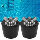 2PCS Pool Winterizing Plug Rubber Stainless Steel Pool Winter Expansion Plugs for Swimming Pool Pipework Winter Fittings 32mm/1.3in