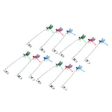 Dragonfly Clip Fake Dragonfly Pole Clips Natural Organic Concept 3D Dragonfly Garden Decor for Family Garden Potted Flowers Lawn House Statue 12Pcs