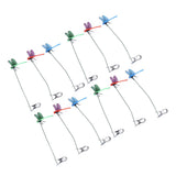 Dragonfly Clip Fake Dragonfly Pole Clips Natural Organic Concept 3D Dragonfly Garden Decor for Family Garden Potted Flowers Lawn House Statue 12Pcs