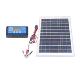 Solar Panel Kit 50W 18V with MPPT Waterproof Charge Controller 3meter Battery Clamp for Outdoor RV Boat Trailer Camper In Australia - Darrahopens
