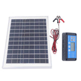 Solar Panel Kit 50W 18V with MPPT Waterproof Charge Controller 3meter Battery Clamp for Outdoor RV Boat Trailer Camper In Australia - Darrahopens
