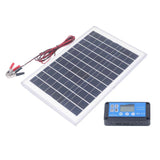 Solar Panel Kit 50W 18V with MPPT Waterproof Charge Controller 3meter Battery Clamp for Outdoor RV Boat Trailer Camper In Australia - Darrahopens