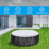 4.5 Ft Inflatable Hot Tub Cover Foldable Energy Saving Lid for Round Outdoor Inflatable Hot Tubs In Australia - Darrahopens