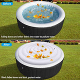 4.5 Ft Inflatable Hot Tub Cover Foldable Energy Saving Lid for Round Outdoor Inflatable Hot Tubs In Australia - Darrahopens