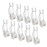10pcs Tomato Roller Hooks Galvanized Steel Wire PP Heat Resistant Space Saving 15m Twine Vine Crop Trellis Roller Hooks for Cucumber Loofah Grapes In Australia - Darrahopens
