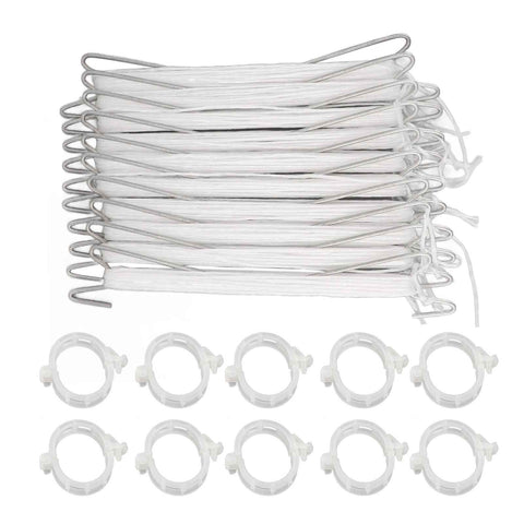 10PCS Tomato Support Hooks with Twine Plant Climbing Clips Stainless Steel Easy Use Garden Hooks for Cucumber Cherry Vegetable In Australia - Darrahopens