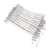 10PCS Tomato Support Hooks with Twine Plant Climbing Clips Stainless Steel Easy Use Garden Hooks for Cucumber Cherry Vegetable