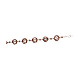 Hanging Rain Chain Metal Decorative Rotating Hollow Rain Chain for Garden Courtyard