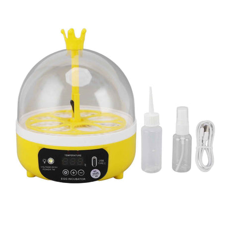 Mini Egg Incubator for Home Automatic Temperature Humidity Control 4 Eggs Candler Poultry Hatching Machine for Chickens Ducks Pigeons Auto Turning In Australia - Darrahopens
