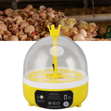 Mini Egg Incubator for Home Automatic Temperature Humidity Control 4 Eggs Candler Poultry Hatching Machine for Chickens Ducks Pigeons Auto Turning