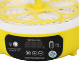 Mini Egg Incubator for Home Automatic Temperature Humidity Control 4 Eggs Candler Poultry Hatching Machine for Chickens Ducks Pigeons Auto Turning