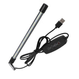 48 LEDs Plant Lamp with 4H 8H 12H Timing 6 Modes Full Spectrum 5W USB 5V Telescopic Small Grow Light for Indoor Plants In Australia - Darrahopens