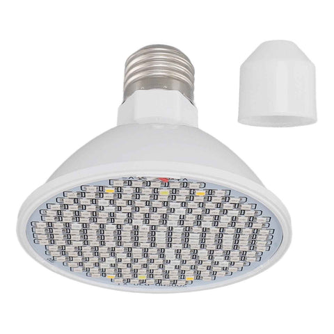8W Indoor Plant Lamp Bulb 200 LED Heat Dissipation Full Spectrum Plant Grow Light Bulb for Home Greenhouse 110 to 220V