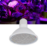 8W Indoor Plant Lamp Bulb 200 LED Heat Dissipation Full Spectrum Plant Grow Light Bulb for Home Greenhouse 110 to 220V