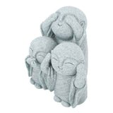 Mini Monk Buddha Statue Chinese Green Sandstone Cute Buddha Figurine 3 Little Monks Ornament for Fish Tank Aquarium Home Garden Decoration Style 3 In Australia - Darrahopens