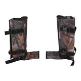 1 Pair Snake Gaiters Polyester Fiber Breathable Lightweight Snake Proof Leg Cover for Hiking Camping Mountaineering Leaf In Australia - Darrahopens