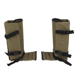 1 Pair Snake Gaiters Polyester Fiber Breathable Lightweight Snake Proof Leg Cover for Hiking Camping Mountaineering OD Green In Australia - Darrahopens