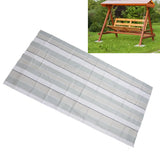 Outdoor Swingset Shade 600D Oxford Cloth Sunproof Waterproof Playground Replacement Canopy Swing Set Tarp Cover for Backyard Striped