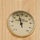 Sauna Thermometer and Hygrometer 2 in 1 Indoor Humidity Temperature Measurement Sauna Room Wooden Sauna Hygrothermograph