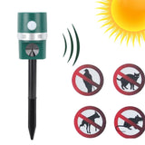 Ultrasonic Solar Animal Repeller Professional LED Solar Powered Bird Repeller with PIR Motion Sensor for Garden Yard Farm