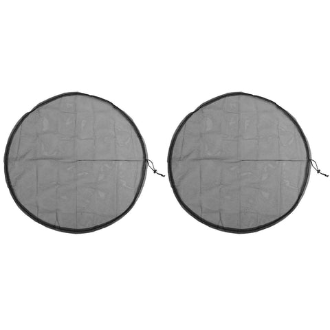 2PCS Water Collection Mesh Cover Black Netting Screen Drawstring 37in Prevents Bugs Tank Protector for Rain Buckets Garden In Australia - Darrahopens