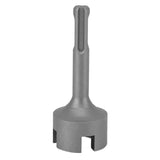 Ground Rod Driver Bits Socket Steel Easy Install Sturdy Light Weight Drill Tools for SDS Plus Hammer Drill Cross In Australia - Darrahopens