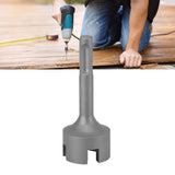 Ground Rod Driver Bits Socket Steel Easy Install Sturdy Light Weight Drill Tools for SDS Plus Hammer Drill Cross