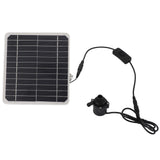 50W Solar Powered Water Pump Solar Panel Kit 24 Hour Operation Solar Panel Water Fountain Pump Kit with Switch Adjustment for Bird Bathing Fish Tanks