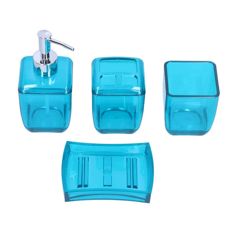 4PCS Bathroom Set Soap Dispenser Toothbrush Holder Wash Cup Soap Dish Bathroom Supplies In Australia - Darrahopens