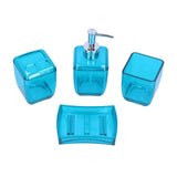 4PCS Bathroom Set Soap Dispenser Toothbrush Holder Wash Cup Soap Dish Bathroom Supplies In Australia - Darrahopens