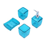 4PCS Bathroom Set Soap Dispenser Toothbrush Holder Wash Cup Soap Dish Bathroom Supplies In Australia - Darrahopens