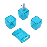 4PCS Bathroom Set Soap Dispenser Toothbrush Holder Wash Cup Soap Dish Bathroom Supplies In Australia - Darrahopens