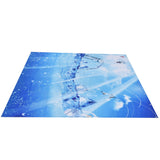Shower Curtain Polyester Fiber Waterproof Colorful Printing with 12pcs Hook for Home Bathroom150x180cm