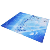 Shower Curtain Polyester Fiber Waterproof Colorful Printing with 12pcs Hook for Home Bathroom150x180cm