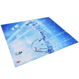 Shower Curtain Polyester Fiber Waterproof Colorful Printing with 12pcs Hook for Home Bathroom150x180cm