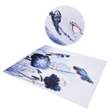 Blackout Curtain Waterproof Flower Printing Shower Curtain with Hooks for Bathroom Bedroom Living Room Study150x180cm In Australia - Darrahopens