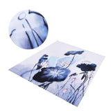 Blackout Curtain Waterproof Flower Printing Shower Curtain with Hooks for Bathroom Bedroom Living Room Study180x180cm In Australia - Darrahopens