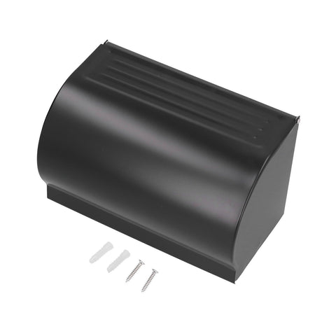 Wall Mounted Tissue Box Rectangular Aluminum Tissue Mobile Phone Holder for Bathroom