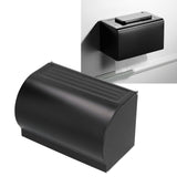 Wall Mounted Tissue Box Rectangular Aluminum Tissue Mobile Phone Holder for Bathroom