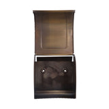 Paper Towel Dispenser Copper Antique Wall Mount Waterproof Paper Tissue Box Rack for Home Bathroom Toilet