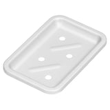 Soap Holder Aluminum Wall Mounted Kitchen Sponge Tray Shower Shelf Drain Storage Rack for Toilet Dorm Bathroom