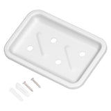 Soap Holder Aluminum Wall Mounted Kitchen Sponge Tray Shower Shelf Drain Storage Rack for Toilet Dorm Bathroom