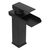 G1/2 Cold Hot Mixer Water Tap Black Faucet with Long Handle for Bathroom Hotel Homestay In Australia - Darrahopens