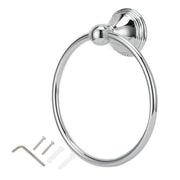 Towel Ring Stainless Steel Hand Towel Holder WallMounted Towel Rack Bathroom Hardware Rack(893 Chromeplate ) In Australia - Darrahopens