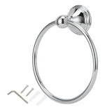 Towel Ring Stainless Steel Hand Towel Holder WallMounted Towel Rack Bathroom Hardware Rack(893 Chromeplate ) In Australia - Darrahopens