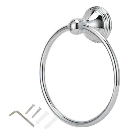 Towel Ring Stainless Steel Hand Towel Holder WallMounted Towel Rack Bathroom Hardware Rack(893 Chromeplate ) In Australia - Darrahopens