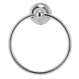 Towel Ring Stainless Steel Hand Towel Holder WallMounted Towel Rack Bathroom Hardware Rack(893 Chromeplate )