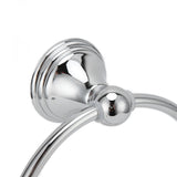 Towel Ring Stainless Steel Hand Towel Holder WallMounted Towel Rack Bathroom Hardware Rack(893 Chromeplate )