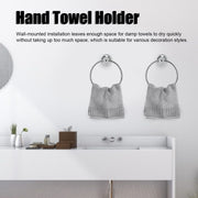 Towel Ring Stainless Steel Hand Towel Holder WallMounted Towel Rack Bathroom Hardware Rack(893 Chromeplate )